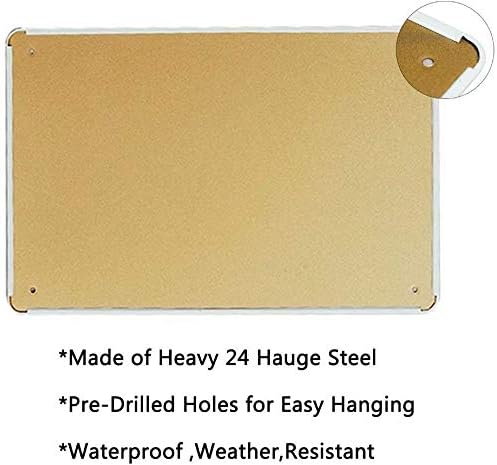 HOUVSSEN Metal Tin Sign, 8 x 1 - Germany Home Decor 리뷰 및 가격