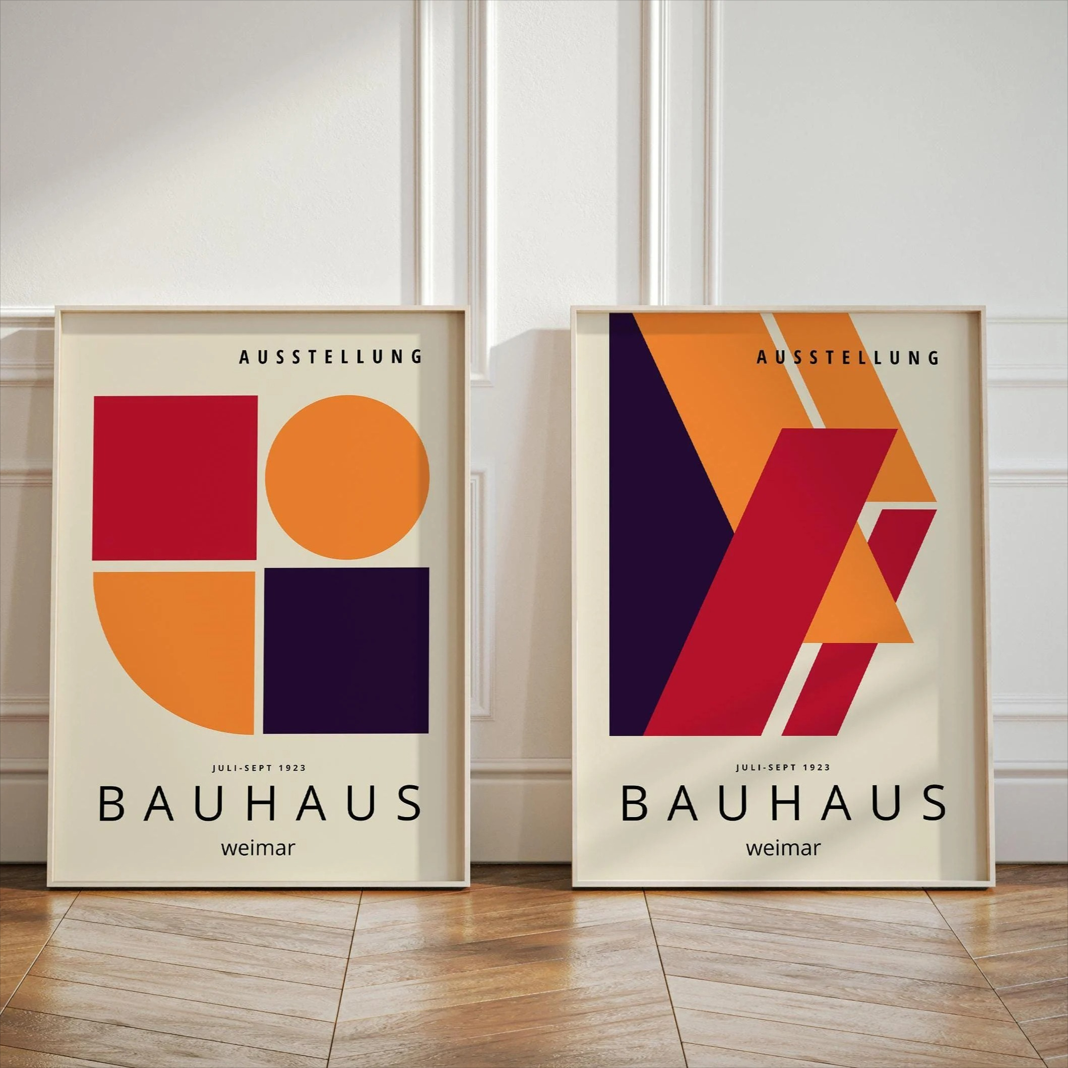 Retro Color Bauhaus Canvas Pri - Home Decor Minimal 리뷰 및 가격