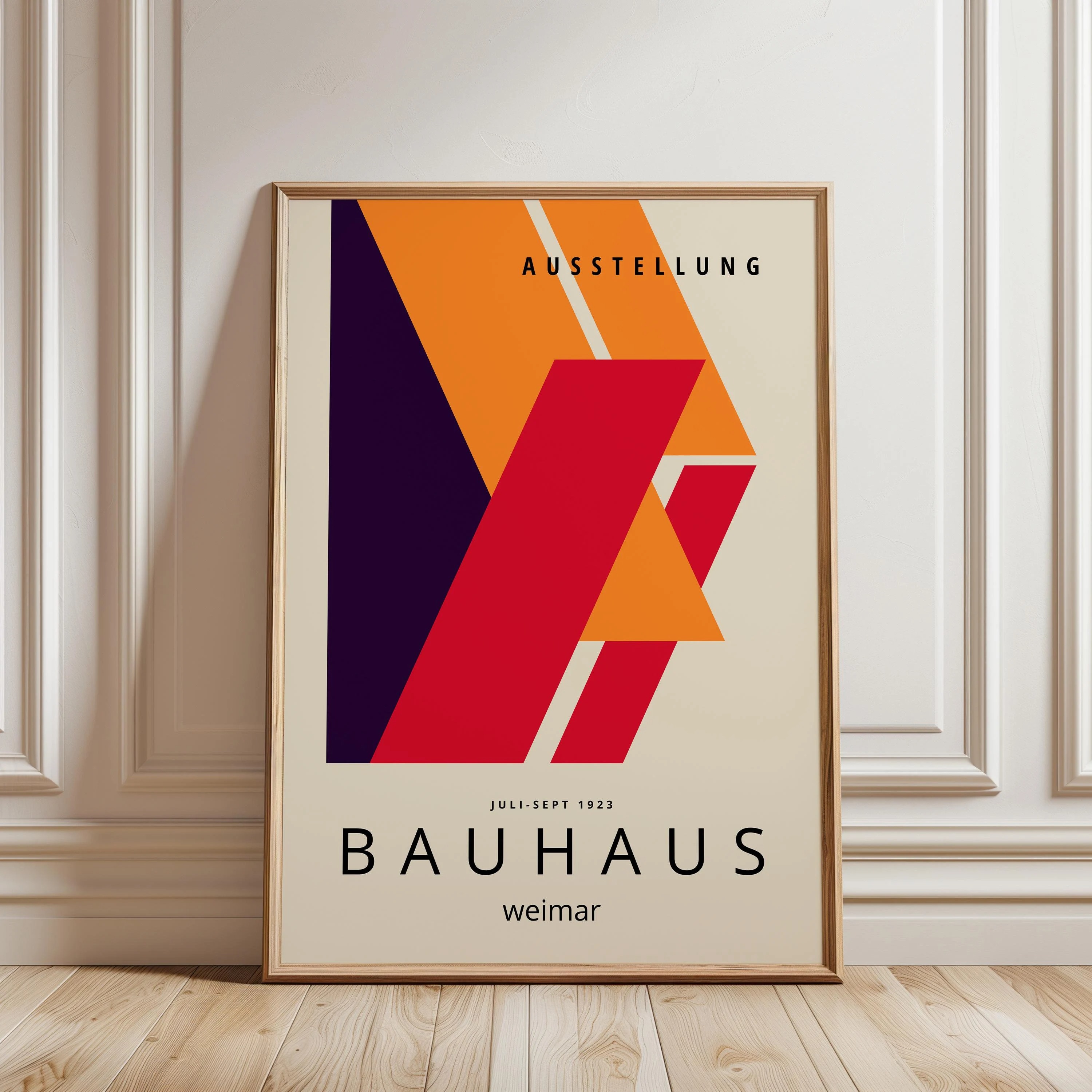 Retro Color Bauhaus Canvas Pri - Home Decor Minimal 리뷰 및 가격