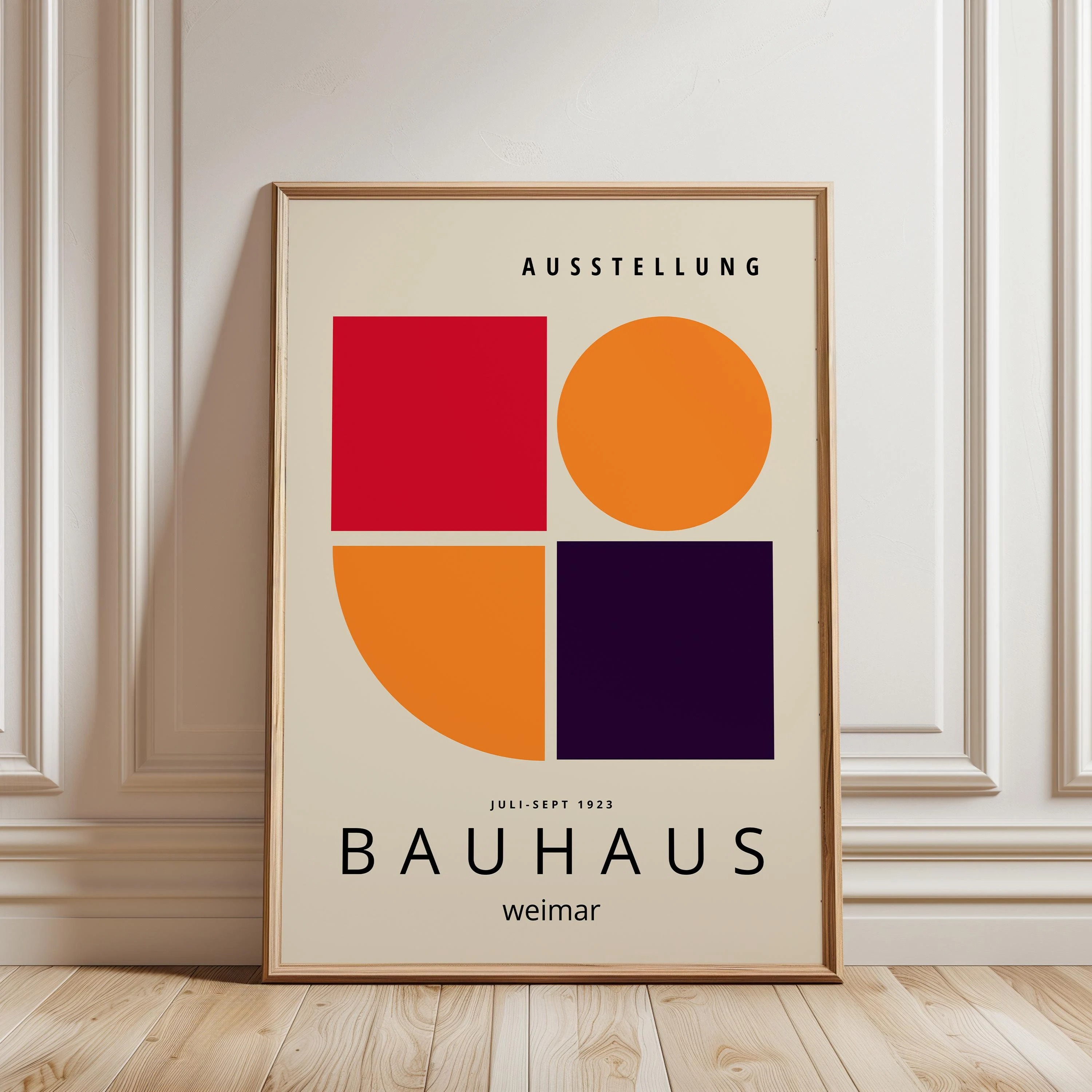 Retro Color Bauhaus Canvas Pri - Home Decor Minimal 리뷰 및 가격