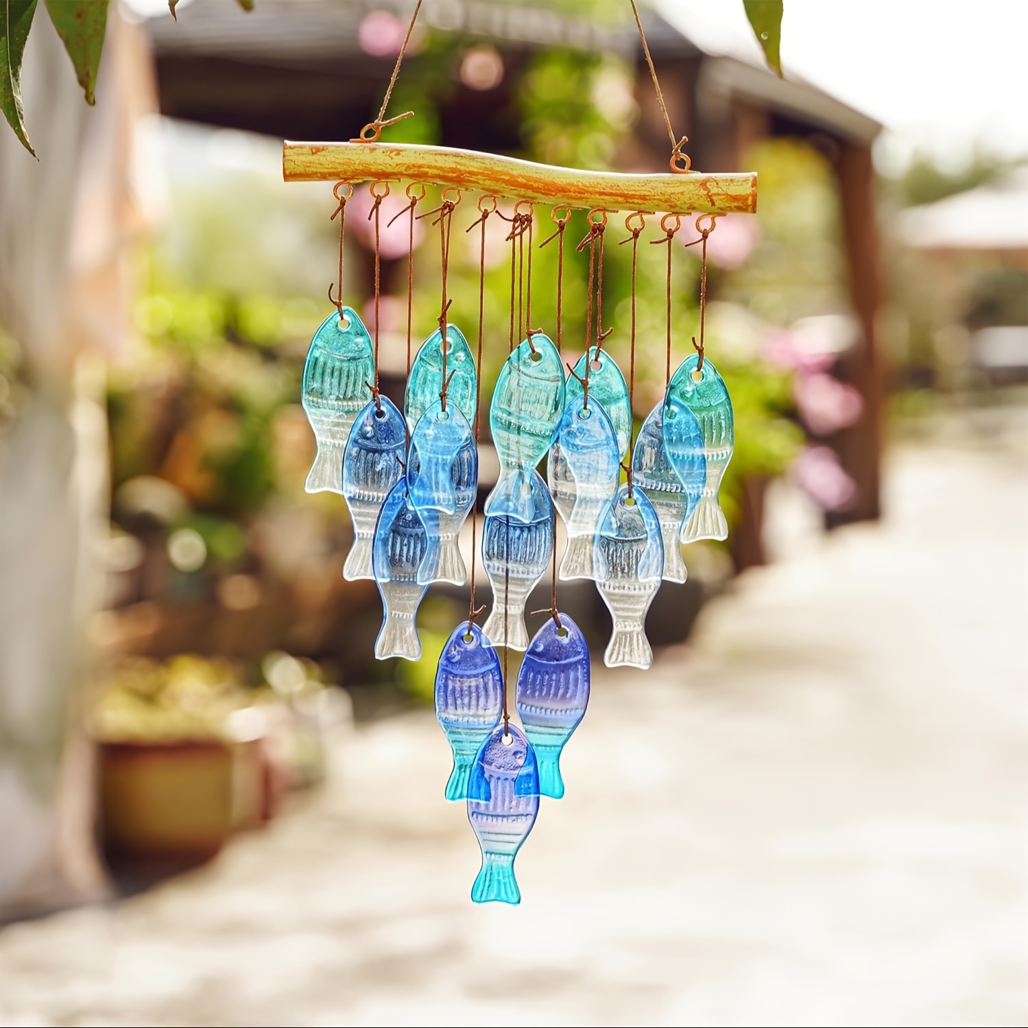 Blue glass sea wind chimes, ou - Boho Wind Chimes 리뷰 및 가격