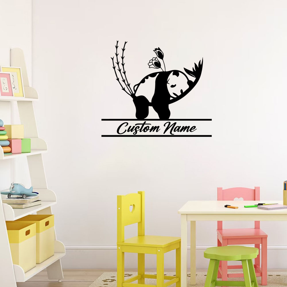 1PC Creative Panda Customizabl - Home Decor Sticker 리뷰 및 가격