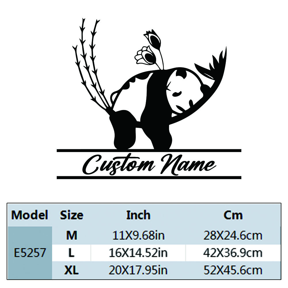 1PC Creative Panda Customizabl - Home Decor Sticker 리뷰 및 가격