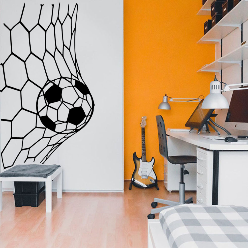 Large Soceer Goal Net Wall Sti - Home Decor Online Free 리뷰 및 가격