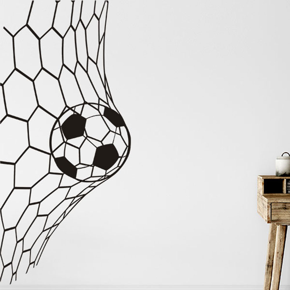 Large Soceer Goal Net Wall Sti - Home Decor Online Free 리뷰 및 가격