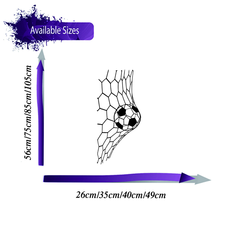 Large Soceer Goal Net Wall Sti - Home Decor Online Free 리뷰 및 가격