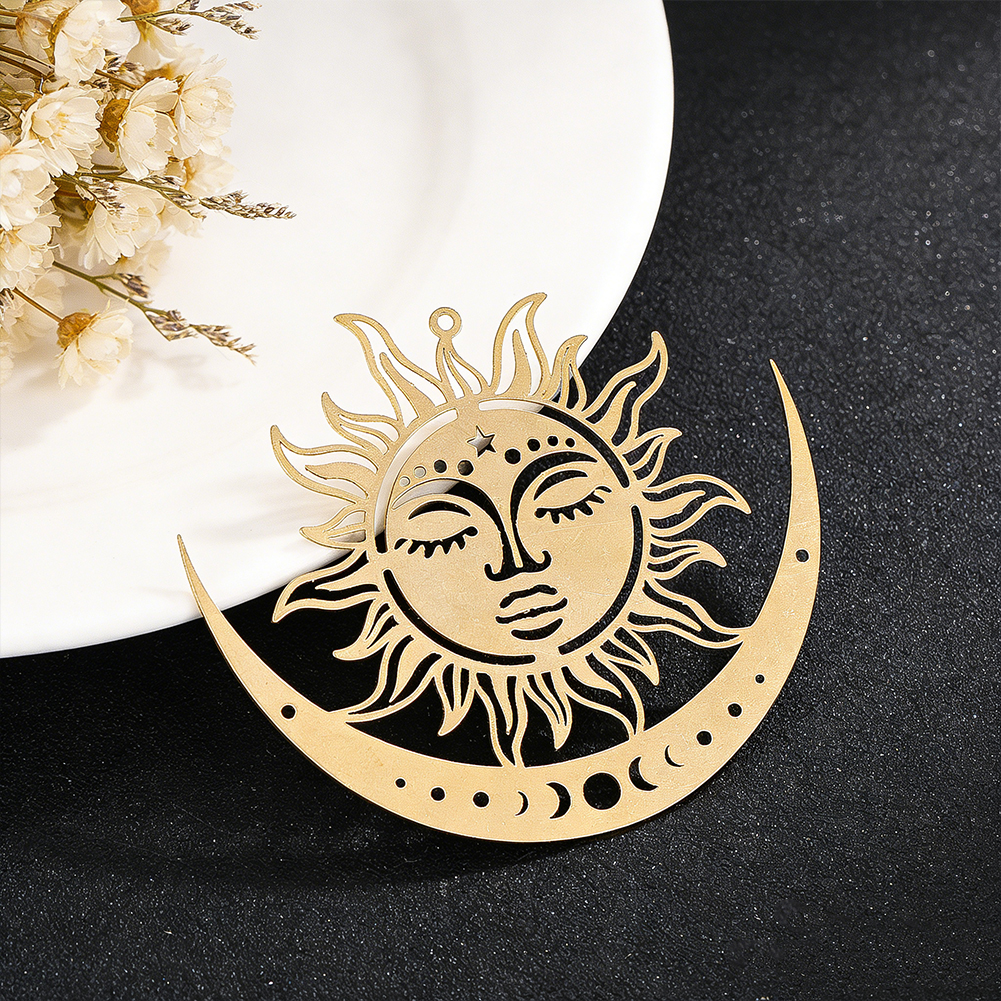 1PC Brass Moon Sun Hanging Orn - Boho Wind Chimes 리뷰 및 가격