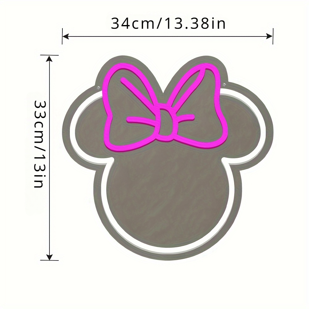 Disney Minnie Mouse LED Neon S - Home Decor Disney 리뷰 및 가격