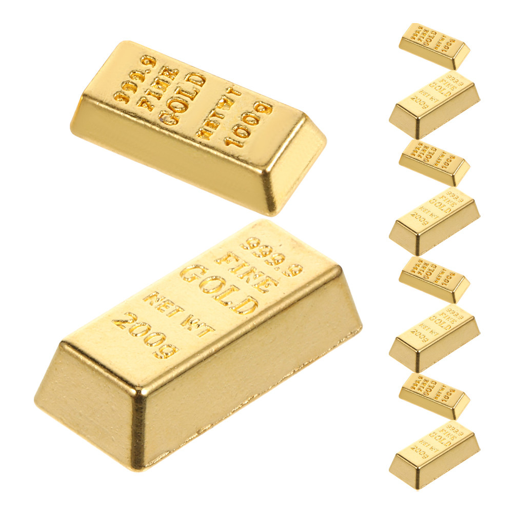 10Pcs Realistic Miniature Gold - Home Decor Gold 리뷰 및 가격