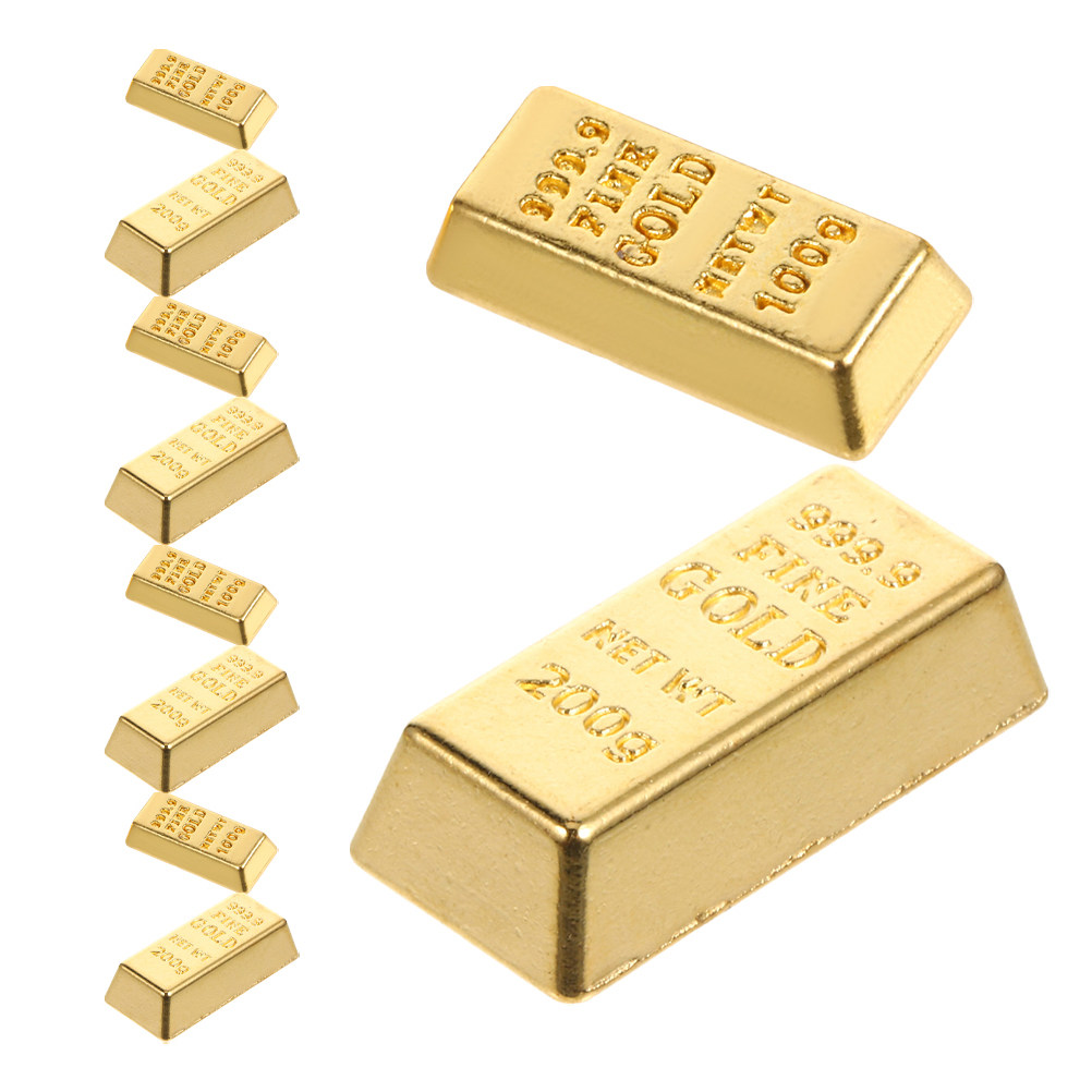 10Pcs Realistic Miniature Gold - Home Decor Gold 리뷰 및 가격