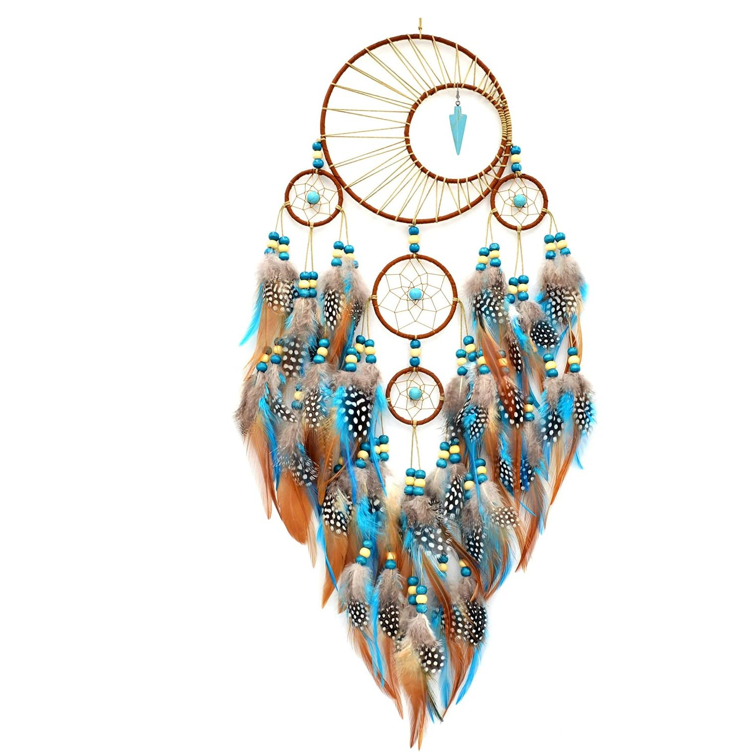 Bohemian Turquoise Dream Catch - Boho Wind Chimes 리뷰 및 가격