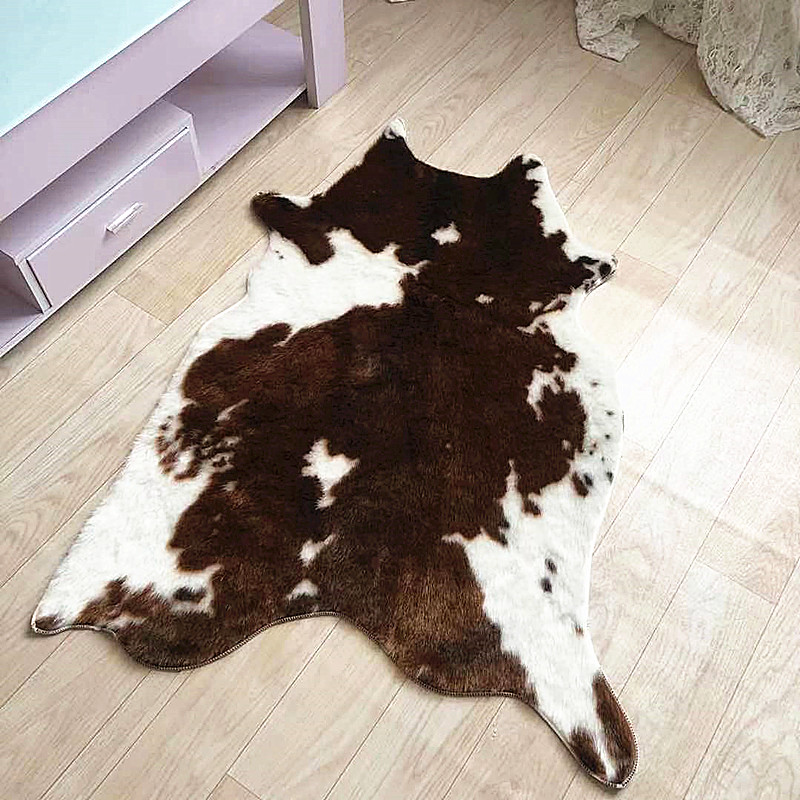 Tiger Printed Rug Cow Leopard  - Cowhide Rug Faux 리뷰 및 가격