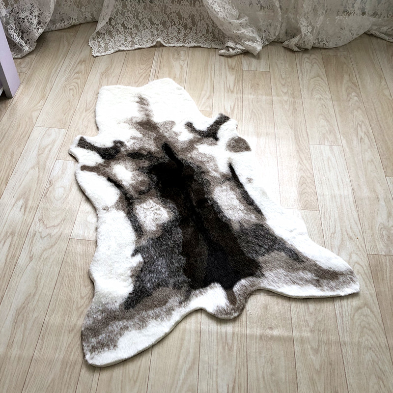 Tiger Printed Rug Cow Leopard  - Cowhide Rug Faux 리뷰 및 가격