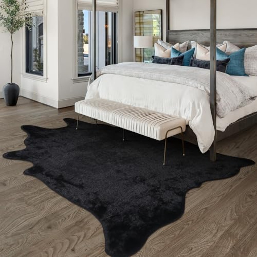 Faux Fur Cowhide Rug Cow Hide  - Cowhide Rug Faux 리뷰 및 가격