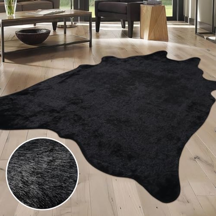 Faux Fur Cowhide Rug Cow Hide  - Cowhide Rug Faux 리뷰 및 가격
