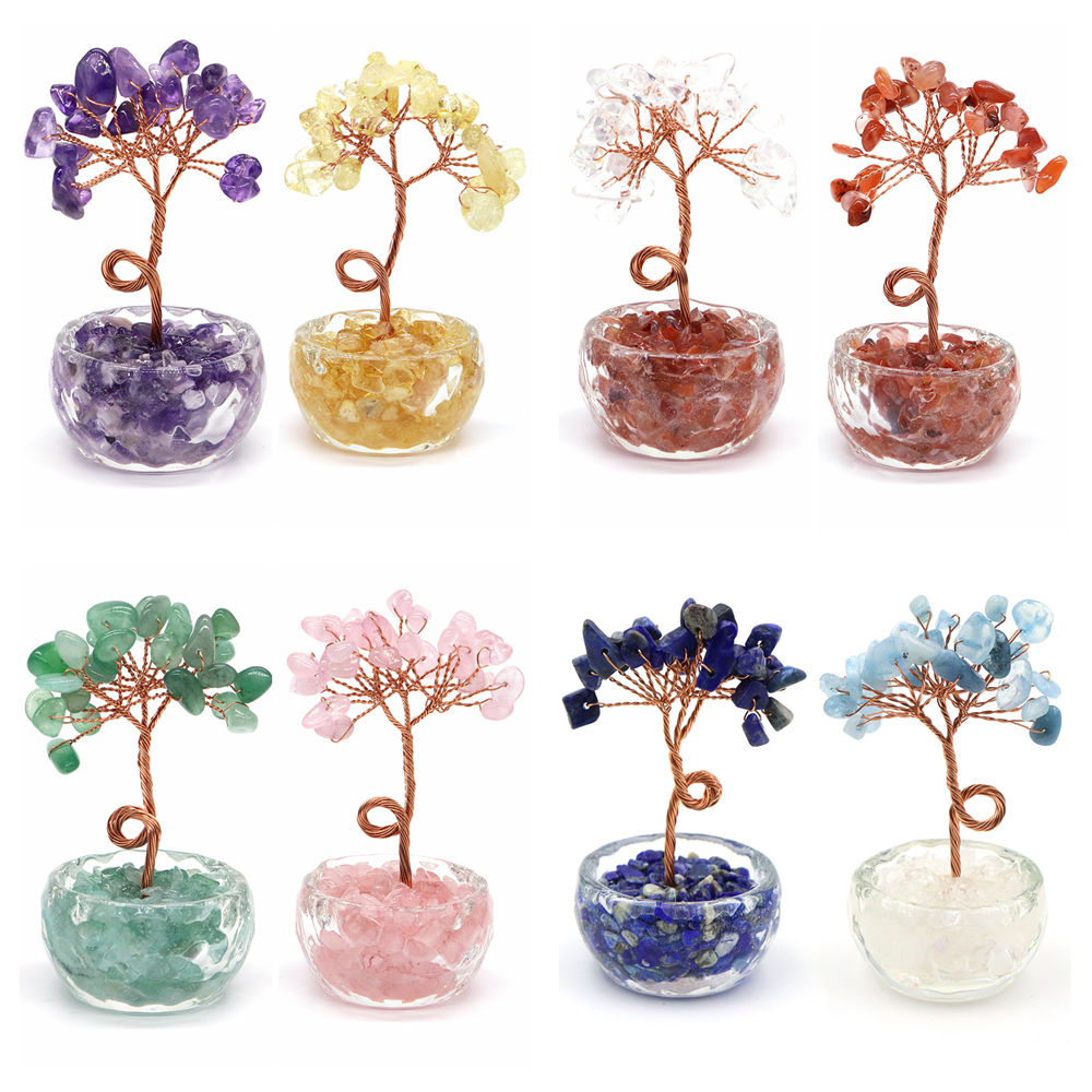 Natural Gemstone Crystal Lucky - Home Decor Glass 리뷰 및 가격