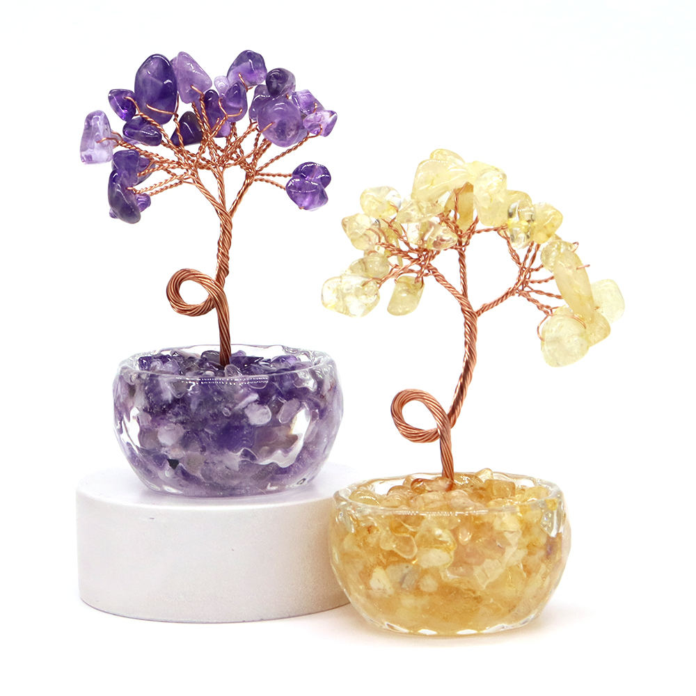 Natural Gemstone Crystal Lucky - Home Decor Glass 리뷰 및 가격