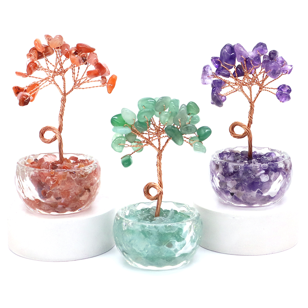 Natural Gemstone Crystal Lucky - Home Decor Glass 리뷰 및 가격