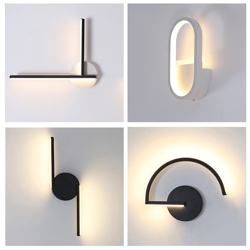 Modern Nordic LED Wall Lamp, M - Home Decor Gold 리뷰 및 가격
