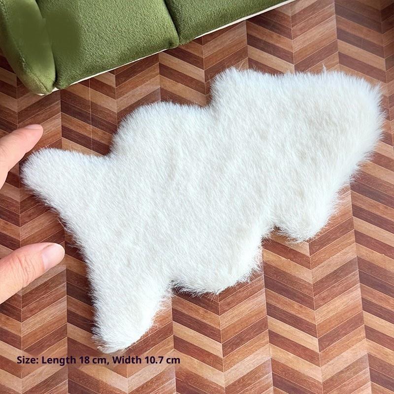 1/12 Dollhouse Imitation Sheep - Cowhide Rug Faux 리뷰 및 가격