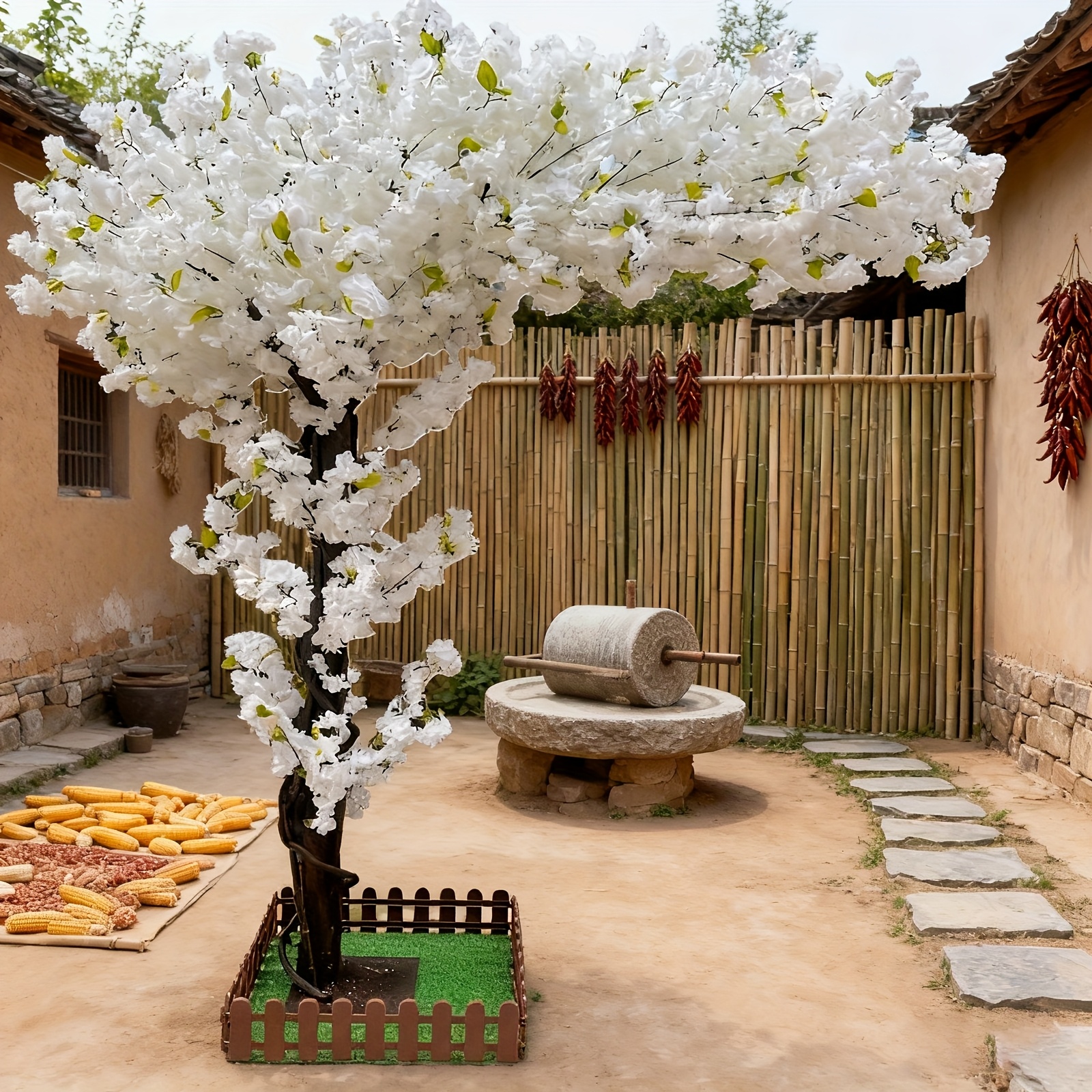 Artificial Cherry Blossom Tree - Home Decor Outdoor 리뷰 및 가격