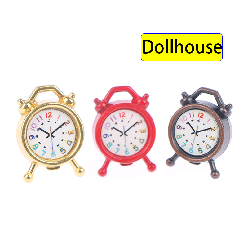 1PC 1:12 Scale Alarm Clock Dol - Home Decor Kitchen 리뷰 및 가격