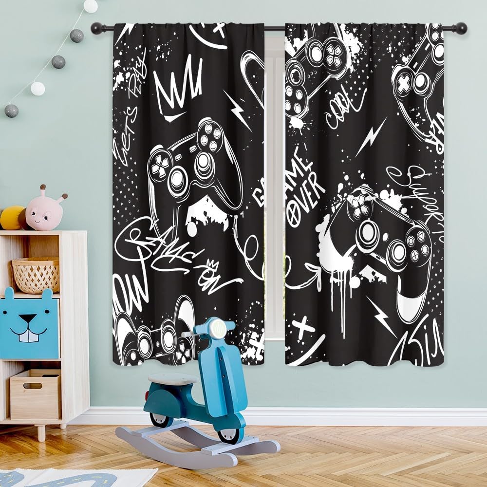 Gaming Controller Graffiti Cur - Home Decor Youtube Videos 리뷰 및 가격