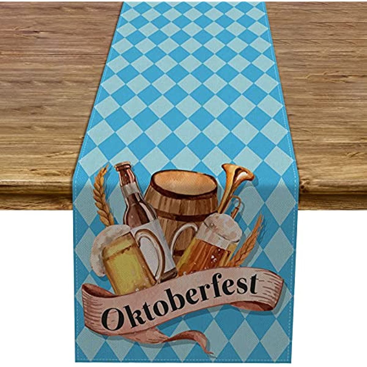 Linen Octoberfest Table Runner - Germany Home Decor 리뷰 및 가격
