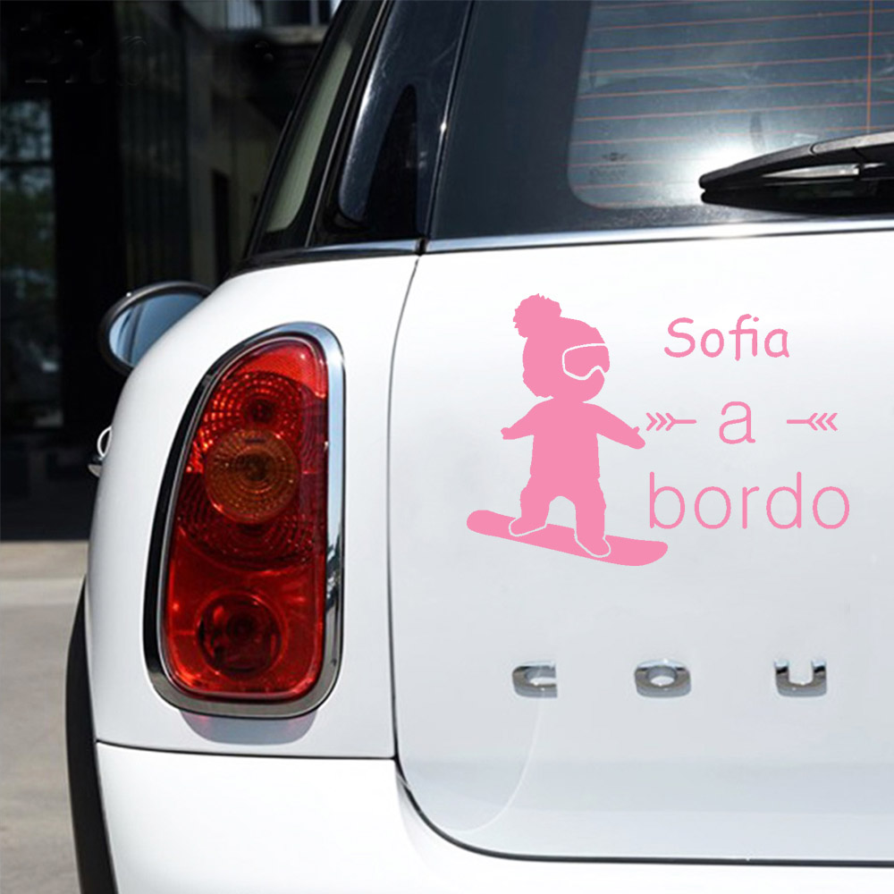1pc Vinyl baby a bordo colorfu - Home Decor Sticker 리뷰 및 가격