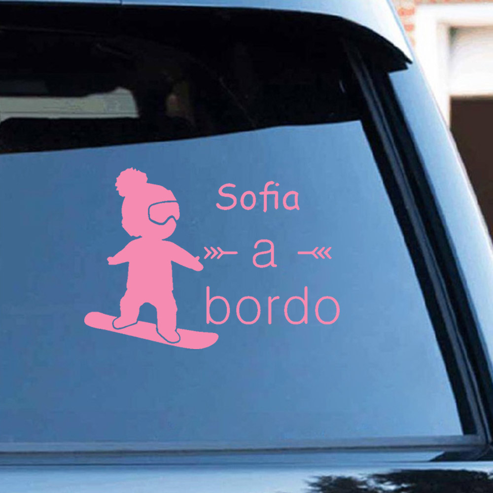 1pc Vinyl baby a bordo colorfu - Home Decor Sticker 리뷰 및 가격