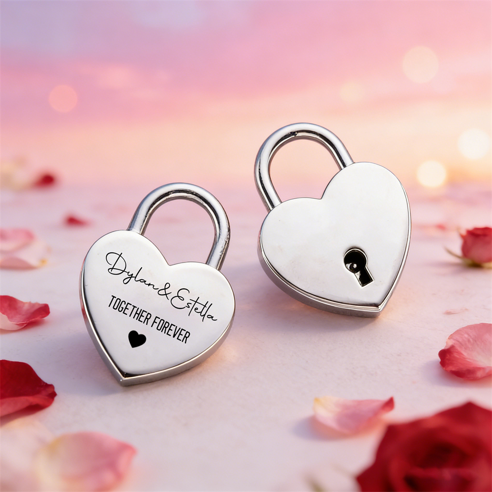 Custom Name Heart-Shaped Padlo - Home Decor Unique 리뷰 및 가격