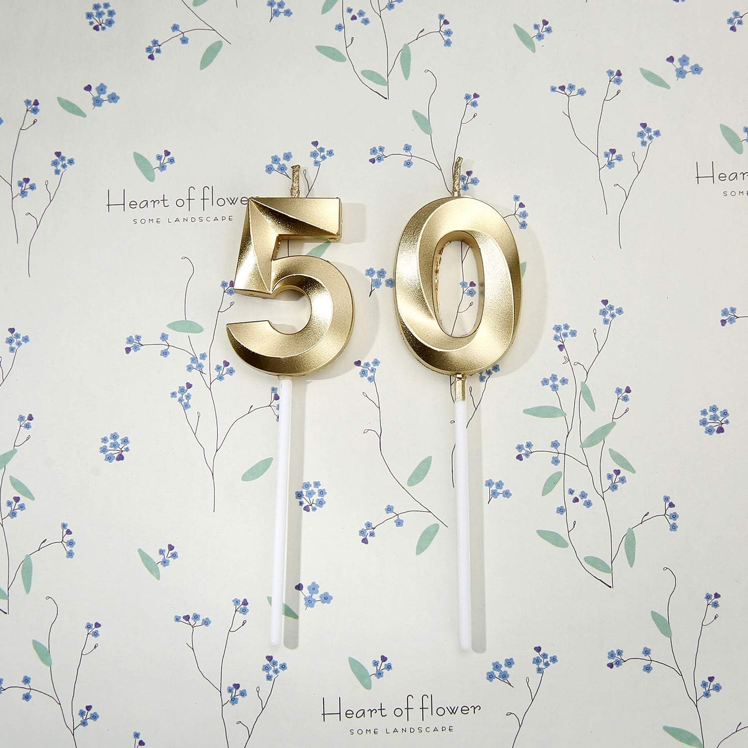 50th Birthday Gold Number 50 C - Home Decor Gold 리뷰 및 가격