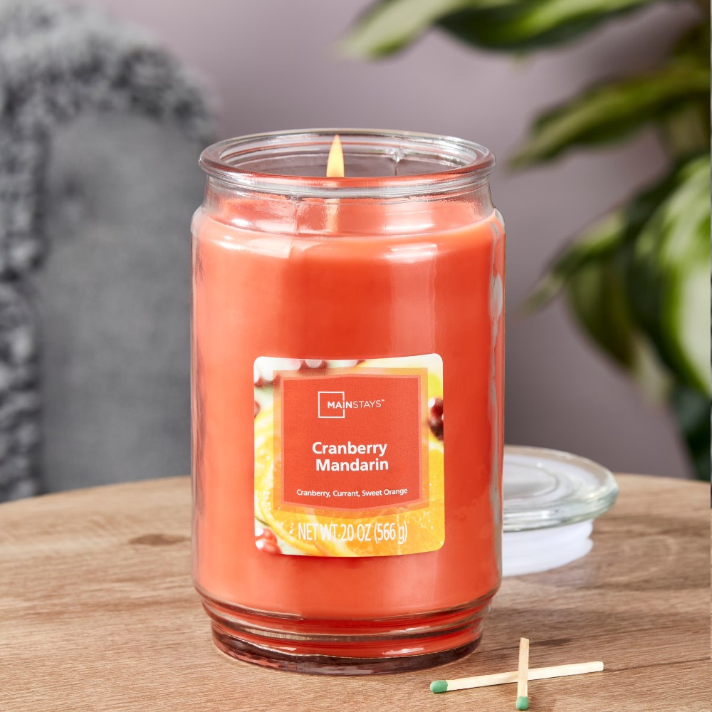 Cranberry Mandarin Scented Can - Home Decor Glass 리뷰 및 가격