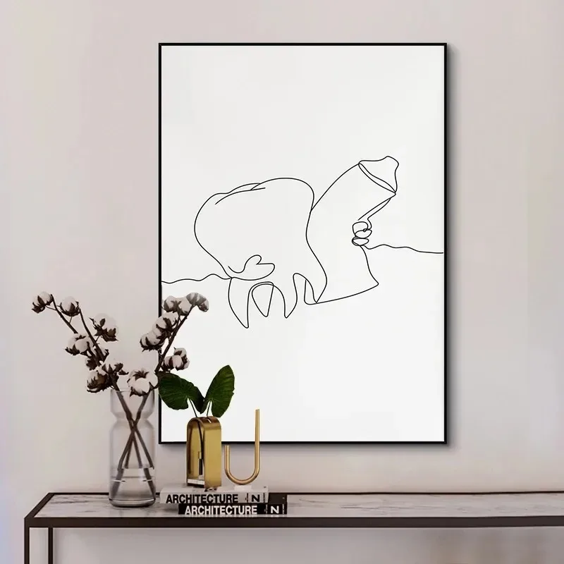 Canvas Painting Wall Art  Pict - Home Decor Minimal 리뷰 및 가격