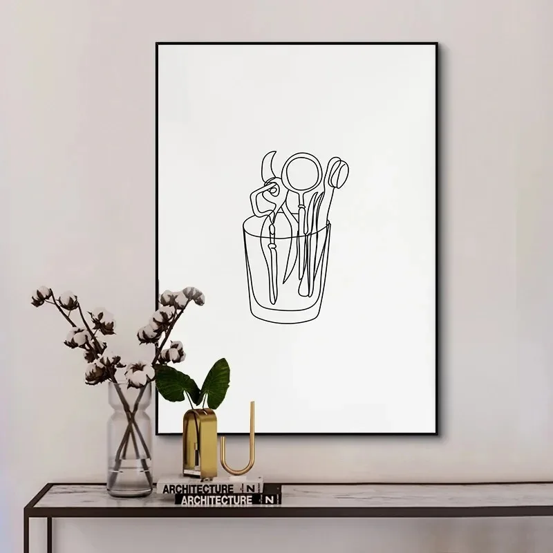 Canvas Painting Wall Art  Pict - Home Decor Minimal 리뷰 및 가격