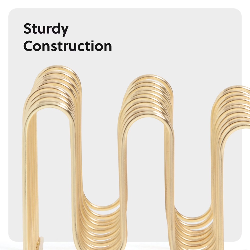 Bent Wire Desk Organizer Lette - Home Decor Gold 리뷰 및 가격