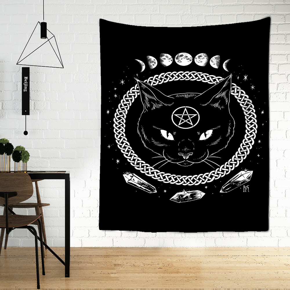 Cat Mysterious Divination Witc - Home Decor Brand 리뷰 및 가격