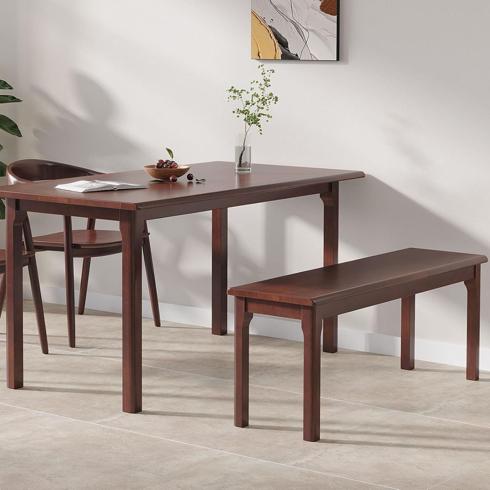 Solid Oak Wood Bench - Entrywa - Home Decor Outdoor 리뷰 및 가격