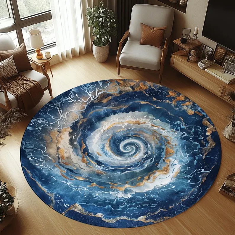 2D Polar Bear Round Rug Ice Ca - Home Decor Trend 2026 리뷰 및 가격