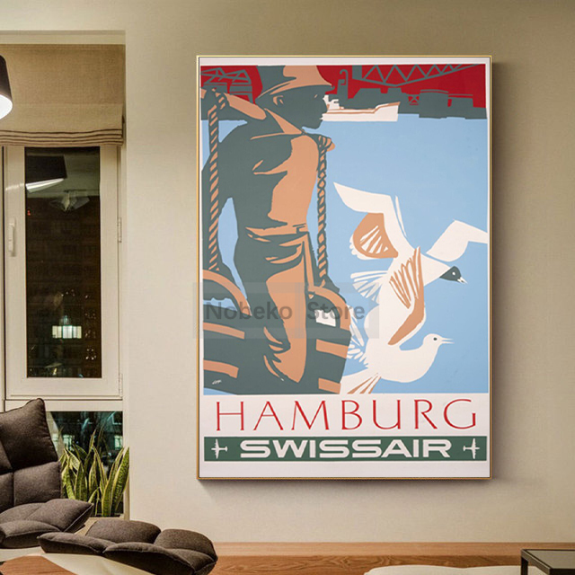 Germany Vintage Travel Poster  - Germany Home Decor 리뷰 및 가격