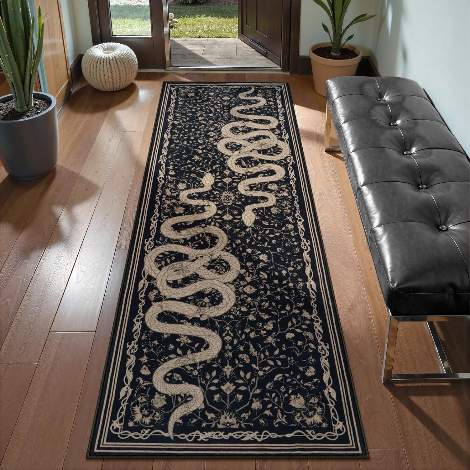 Hallway Carpet Runner Rug Blac - Home Decor Online Free 리뷰 및 가격