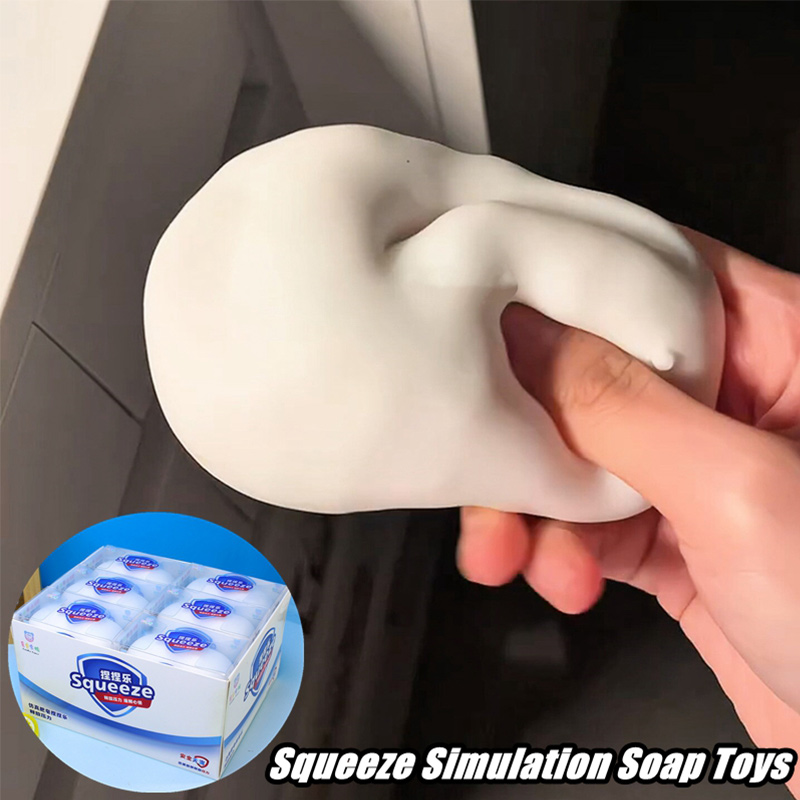 Soft Fake White Soap Squishy S - Home Decor Deals 리뷰 및 가격