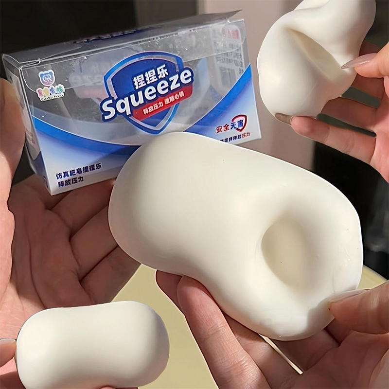 Soft Fake White Soap Squishy S - Home Decor Deals 리뷰 및 가격