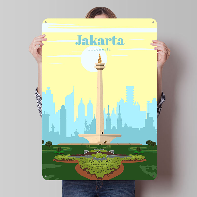 Travel to Jakarta Printing Pos - Home Decor Jakarta 리뷰 및 가격