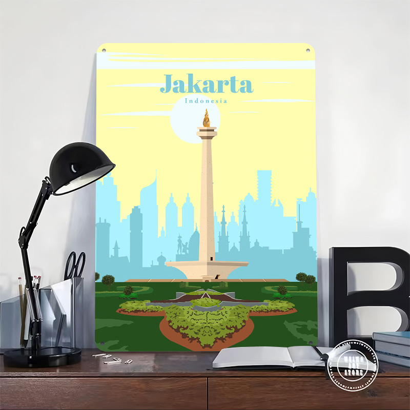 Travel to Jakarta Printing Pos - Home Decor Jakarta 리뷰 및 가격