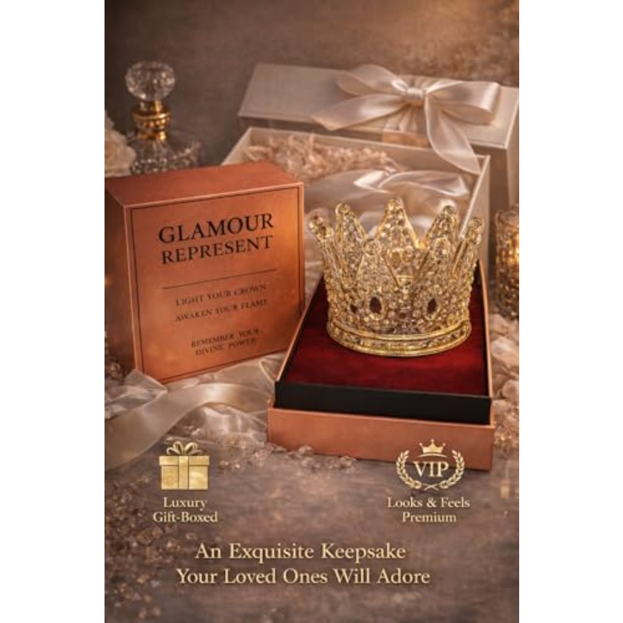 Luxury crown glass candle hold - Home Decor Gold 리뷰 및 가격