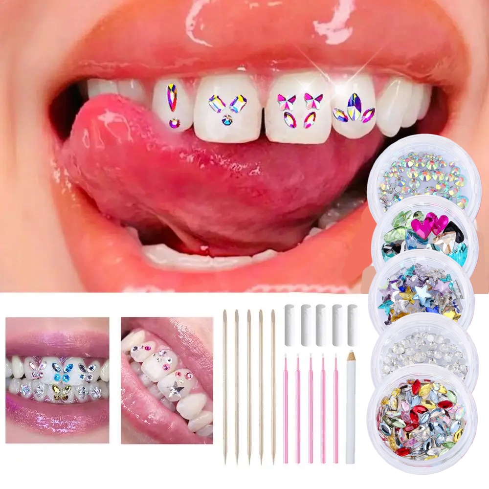 1set Tooth Gem Decoration Dent - Home Decor Glass 리뷰 및 가격