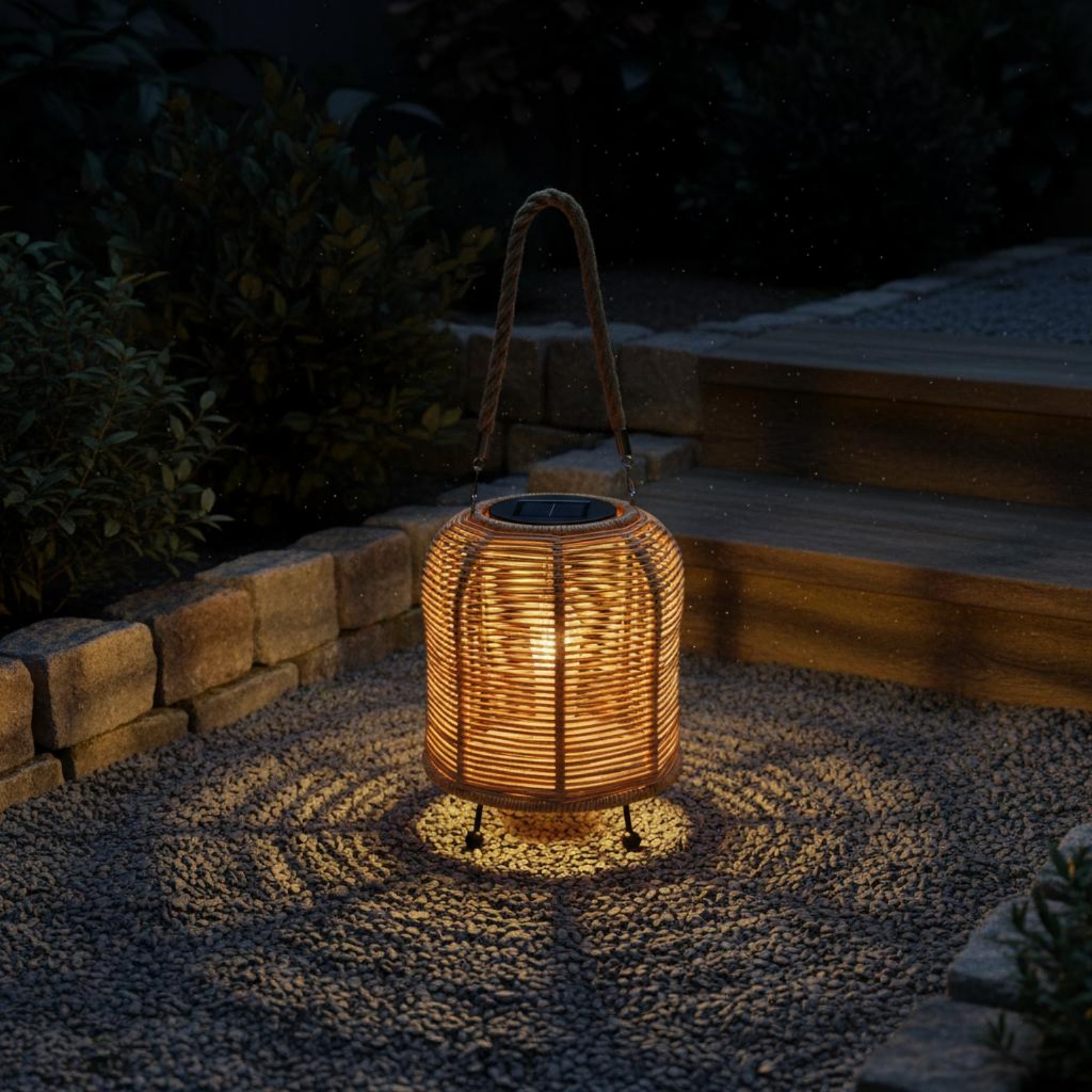 Handwoven Solar Lantern Warm L - Home Decor Outdoor 리뷰 및 가격