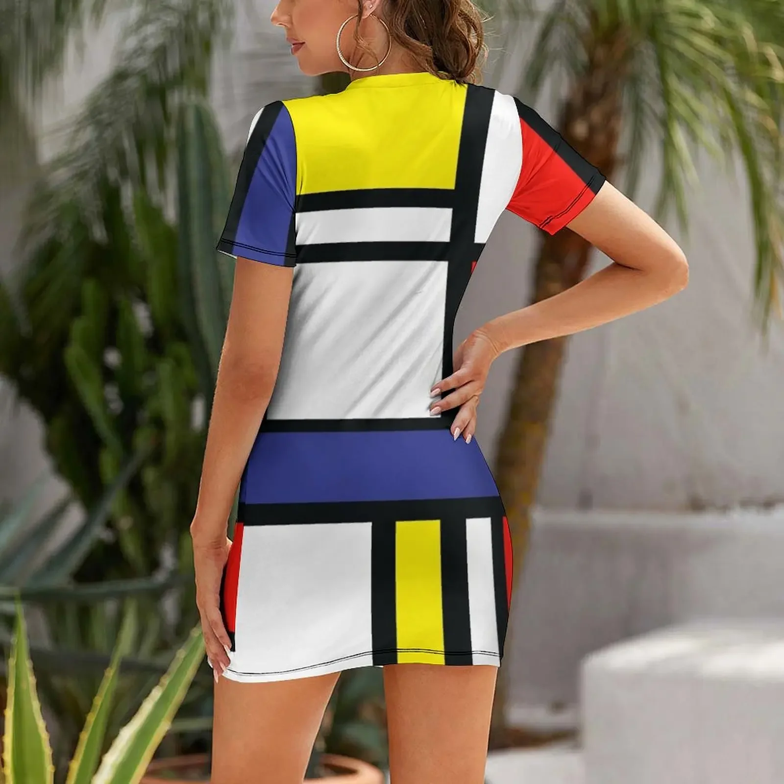 Mondrian Colors pattern art ts - Home Decor Trend 2026 리뷰 및 가격
