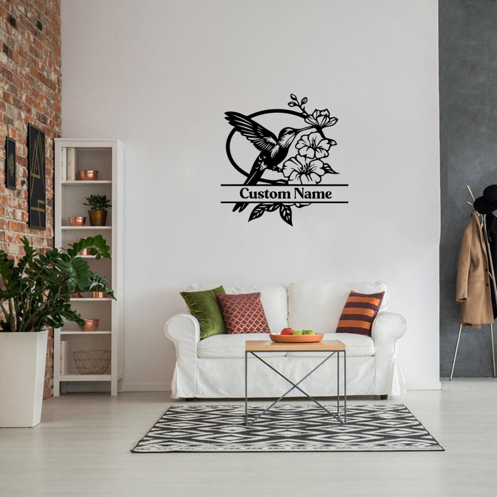 1PC Creative Bird Flower Custo - Home Decor Sticker 리뷰 및 가격